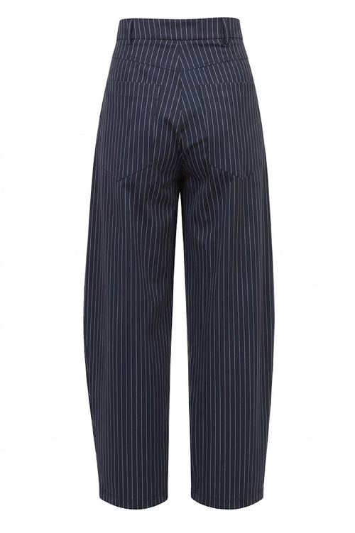 TENSIONE IN Donna Pantalone Gessato Blu-PE26
