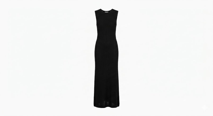 VICOLO abito lungo nero TAB2266-PE26