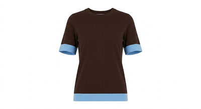 VICOLO t-shirt moro/azzurro TAB2515MOR/AZZ-PE26