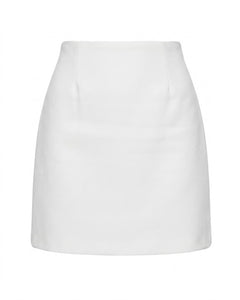 VICOLO gonna bianca con zip dietro TAB1444BIA-PE26