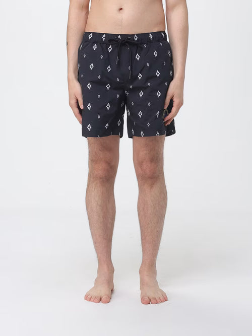 COUNTY OF MILAN Uomo Bermuda Black/white