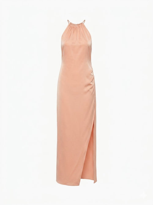 SILENCE LTD Donna Abito Lungo Peach-PE26