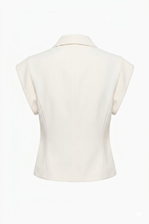 IMPERIAL gilet corto smanicato zinco-PE26