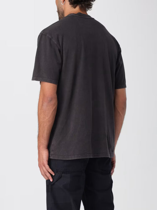 Dickies T-Shirt Uomo Nera Logo Tono su Tono PE26