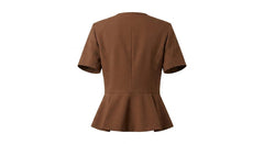 TENSIONE IN gilet moro con dettagli bottoni 26B4783MOR-PE26