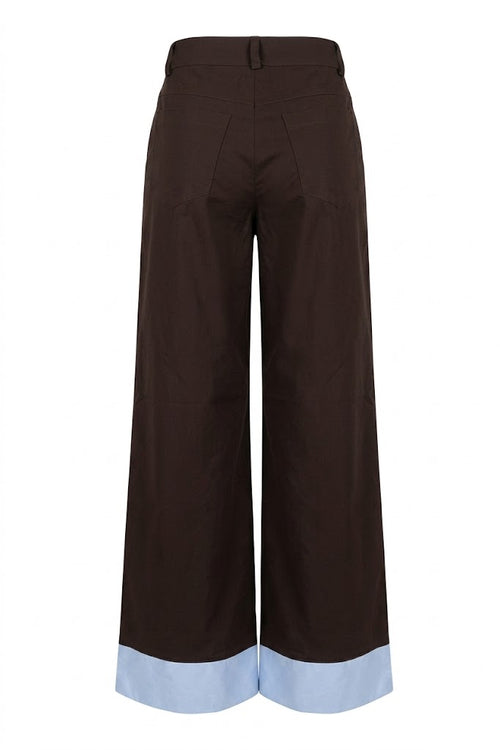 VICOLO pantalone moro/azzurro TAB2514MOR/AZZ-PE26