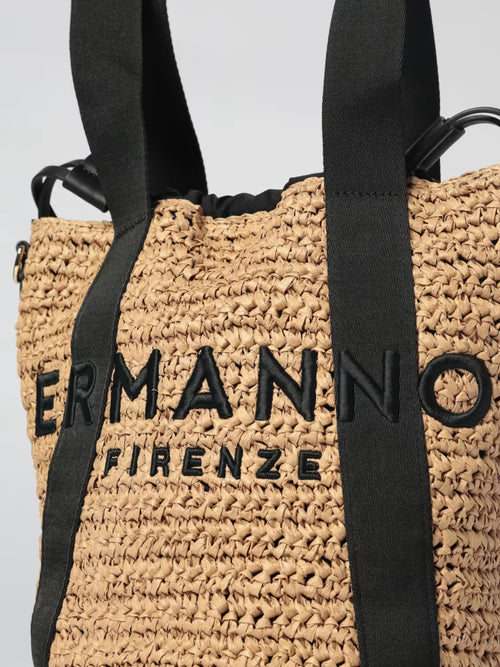 ERMANNO SCERVINO Donna Borsa Nera-PE26