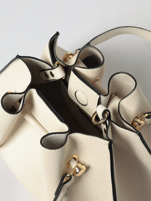 ERMANNO SCERVINO Donna Borsa Avorio Con Manico-PE26