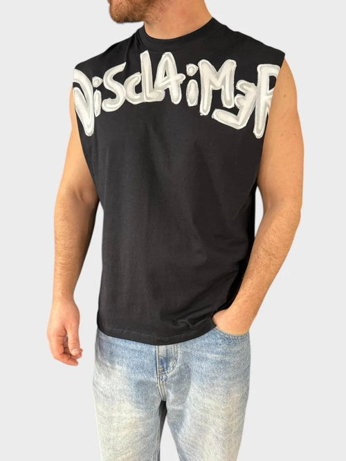DISCLAIMER Maglia Nero/Bianco – Uomo