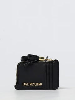 Love Moschino Portafoglio Donna Nero Logo Metallico PE26 |