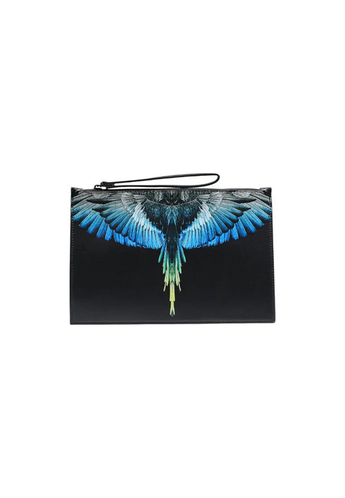 COUNTY OF MILAN Pochette Uomo Logo Ali Stampato Blu – Uomo PE26