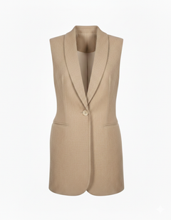 VICOLO Donna Gilet Beige