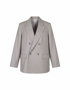 VICOLO Donna Giacca Gessato grigio