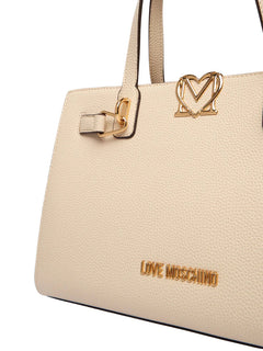 Love Moschino Borsa A Mano Donna Avorio PE26