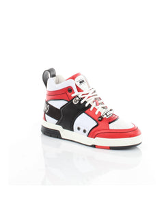 SCARPA ROSSO FANTASY A STIVALETTO MOSCHINO COUTURE