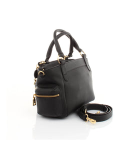 BORSA NERO A MANO ECO-FRIENDLY CHAIN CHARM LOVE MOSCHINO