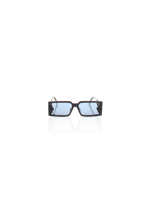 OCCHIALI NERO/MIRROR SILVER QUADRATI MARCELO BURLON COUNTY OF MILAN