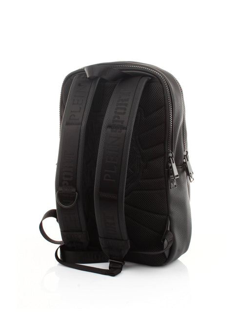 ZAINO NERO CON LOGO PLEIN SPORT