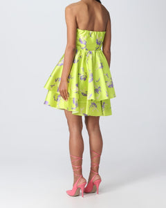 ABITO LIME FANTASIA CON BALZE SIMONA CORSELLINI