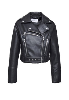 GIACCA NERO IN PELLE CALVIN KLEIN JEANS