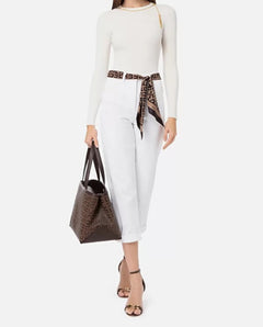 PANTALONE AVORIO MODELLO JEANS ELISABETTA FRANCHI