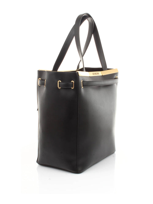 BORSA NERO A MANO LOVE MOSCHINO