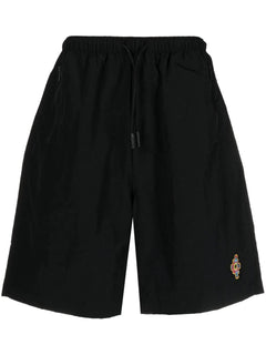 BERMUDA NERO CON CUCITO MARCELO BURLON COUNTY OF MILAN