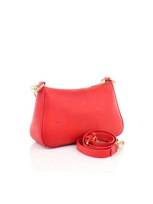 BORSA ROSSO A MANO CON MANICO CUORI LOVE MOSCHINO