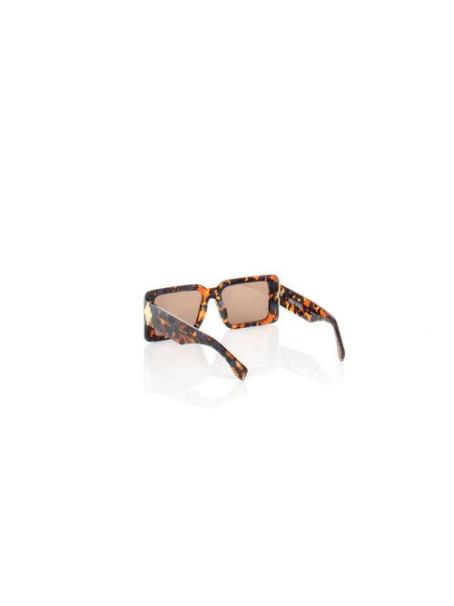 OCCHIALI HAVANA/BROWN QUADRATI MARCELO BURLON COUNTY OF MILAN