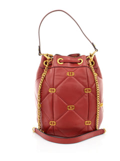 BORSA ROSSO SCURO LOGOS LA CARRIE BAG