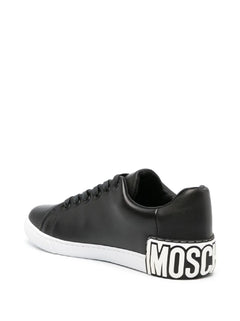 SNEAKERS NERO CON LOGO MOSCHINO COUTURE