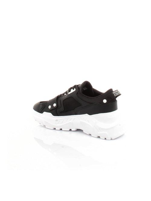 SCARPA NERO CON RIALZO VERSACE JEANS COUTURE