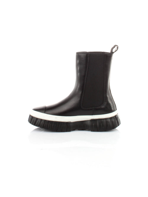 SCARPA NERO/BIANCO CON SUOLA DOPPIA LOVE MOSCHINO