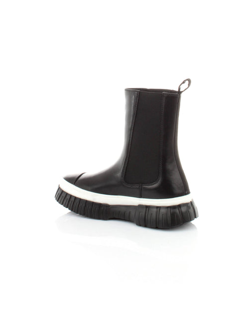 SCARPA NERO/BIANCO CON SUOLA DOPPIA LOVE MOSCHINO