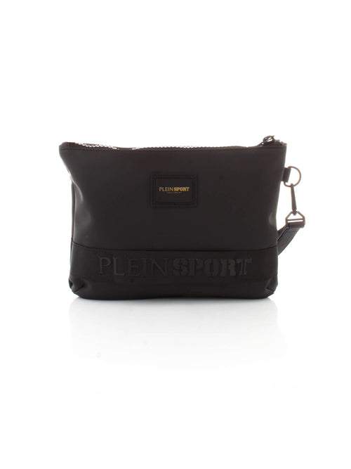 POCHETTE NERO CON LOGO IN RILIEVO PLEIN SPORT