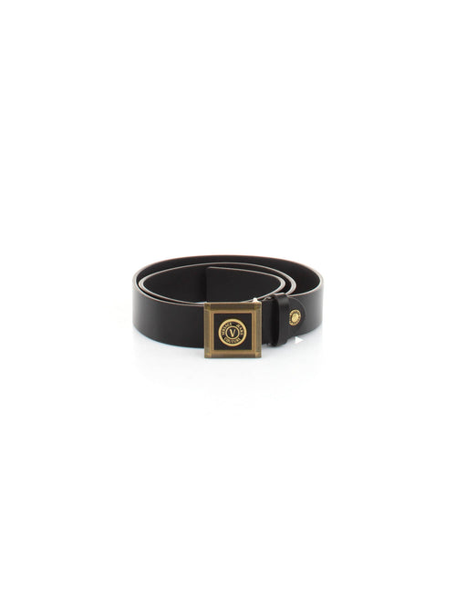 CINTURA NERO CON LOGO VERSACE JEANS COUTURE