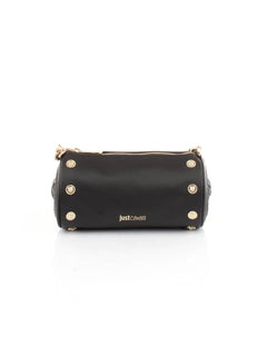 BORSA NERO A CILINDRO CON TRACOLLA JUST CAVALLI