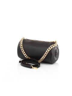 BORSA NERO A CILINDRO CON TRACOLLA JUST CAVALLI