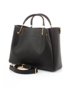 BORSA NERO CON APERTURA A SCATTO LOVE MOSCHINO