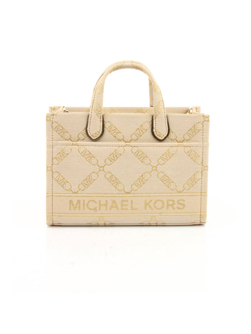 BORSA BEIGE CON LOGO MICHAEL KORS
