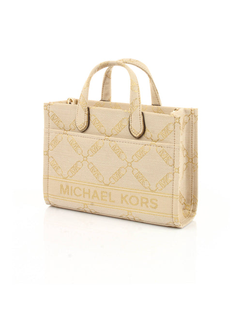 BORSA BEIGE CON LOGO MICHAEL KORS