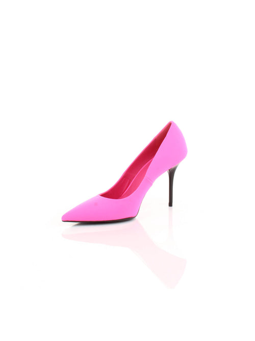 SCARPA FUXIA IN NEOPRENE RUBBER LOGO LOVE MOSCHINO