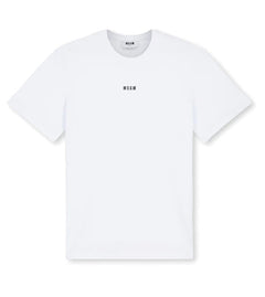 T-SHIRT BIANCO CON LOGO MSGM